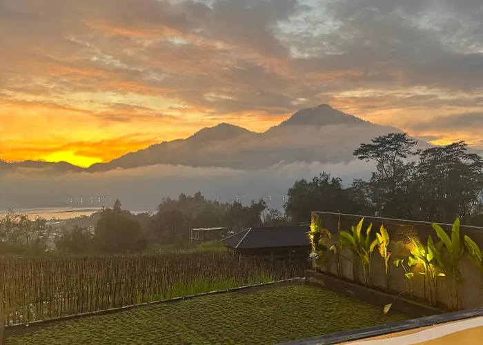Bed & Breakfast Aluna Kintamani - Private & Hot Spring Pool 4*